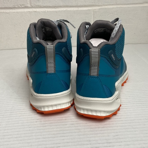 NIB KEEN Women's Zionic MId WP Hiking Boot Size 8.5 Fjord Blue/Tangerine 1028043 - Picture 7 of 9